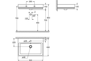 Раковина Grohe Cube Ceramic 3947400H - 3
