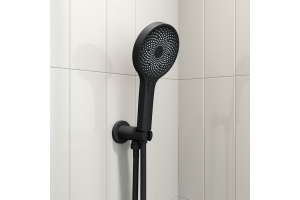 Шланговое подключение Iddis Built-in Shower Accessories 003BL01i62 с держателем, черное - 2
