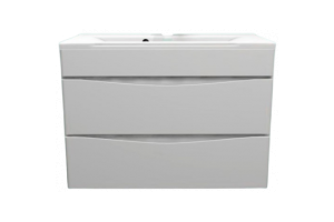 Тумба под раковину подвесная Stella Polar Белинда 60 белая