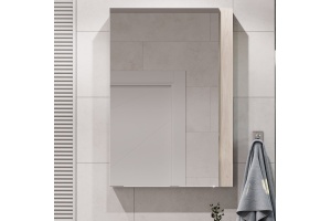 Зеркало-шкаф Aquaton Кантри 55 белый-светлое дерево - 3