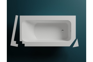 Ванна из искусственного камня Salini Orlando 190x100 102114M S-Sense, матовый - 3