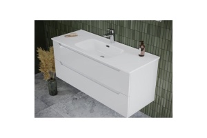 Тумба под раковину Sancos Norma 2.0 90 белый, глянцевый (NR2.090W) - 3