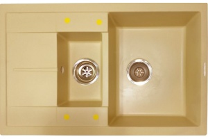 Мойка кухонная Lava D4 camel (сафари) - 2