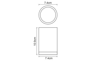 Стакан для зубных щеток WasserKRAFT Mindel белый матовый - 3