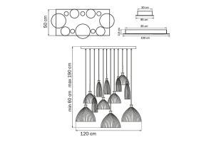 Подвесная люстра Lightstar Simple Light 810 810223 - 2