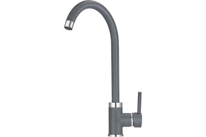 Смеситель Granula GR-2125 для кухонной мойки, графит