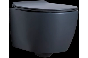 Чаша для подвесного унитаза Allen Brau Fantasy без сиденья антрацит - 2