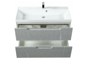 Тумба с раковиной BelBagno Vittoria 100 серый - 3