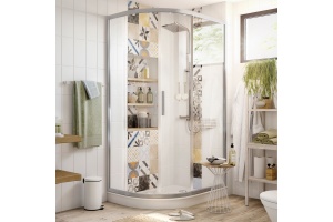 Душевой уголок STWORKI Лунд DE018RBL90120200 120x90 см профиль хром матовый