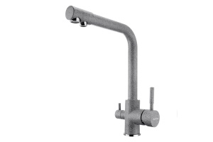 Смеситель для кухни РУАН фильтр серый