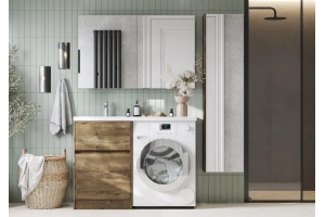 Комплект мебели Aquaton Лондри 60 светлое дерево