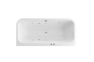 Ванна акриловая Excellent Arana Soft 180х85 с гидромассажем белый - хром