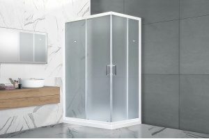 Душевой уголок Royal Bath HPD 110x80 профиль белый стекло матовое - 2
