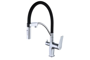 Смеситель Lemark Comfort LM3074C для кухни, с гибким изливом, с подключ. к фильтру питьевой воды, хр