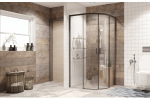 Душевой уголок Ambassador Queen 11011201Black 90x90 - 2