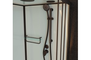 Душевая кабина Frank F412L Black левосторонняя - 2