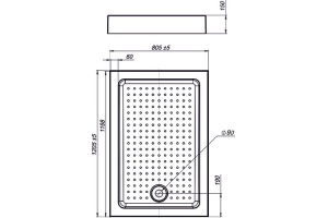 Поддон для душа Vincea VST-3AR-8012 120x80 - 2
