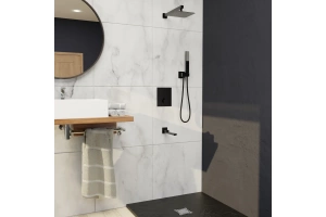 Душевой комплект RGW Shower Panels SP-371B черный матовый - 2