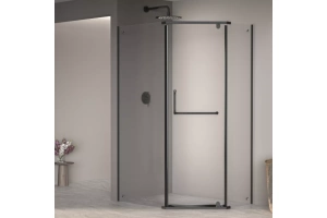 Душевой уголок RGW Passage 90х120 черный стекло прозрачное
