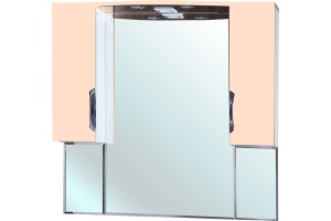 Зеркало-шкаф Bellezza Лагуна 120 бежевый