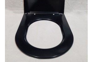 Унитаз-компакт Ceramalux черный (NS-2176-18) - 3