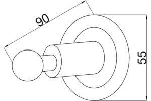 Мыльница настенная Boheme Murano бронза с белым - 2