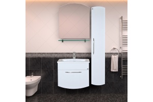 Шкаф-пенал Misty Корсика 30 белый жасмин R - 2