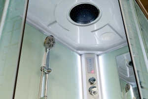 Душевая кабина Deto ЕМ 110х80 с гидромассажем, хром (EM4511RLED+GM) - 3