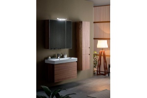 Шкаф-пенал Aquanet Йорк 35 орех - 3