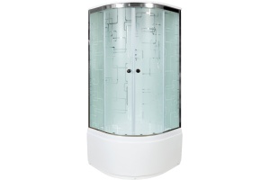 Душевая кабина DETO EM4580GM с высоким поддоном, с сиденьем - 2