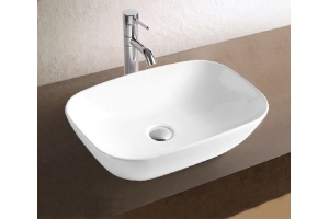 Раковина накладная Ceramalux N 51 белый (9447)