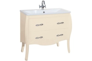 Тумба с раковиной Bellezza Грация 80 бежевая