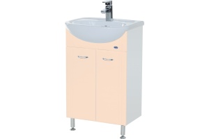 Тумба с раковиной Bellezza Уют 60 бежевая - 2