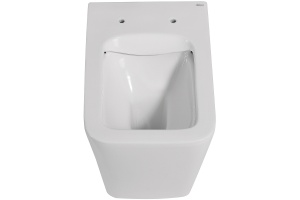 Приставной унитаз Abber Rechteck белый матовый с сиденьем микролифт - 3