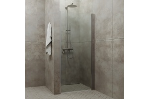 Душевая дверь в нишу DIWO Анапа 100х185, профиль хром глянец