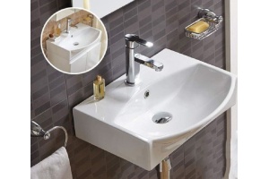 Раковина накладная Ceramalux N 50 белый (78014C) - 2