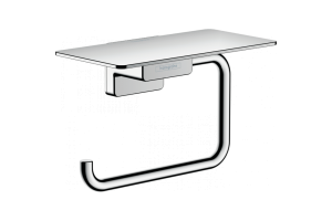 Держатель туалетной бумаги с полкой AddStoris Hansgrohe 41772000, хром