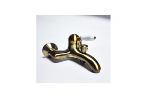 Смеситель для ванны Magliezza Grosso bianco бронза (50155-br) - 2