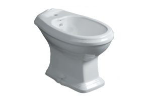 SIMAS Arcade Биде без ободка с 1 отв. под смеситель 36х57 см, цвет белый