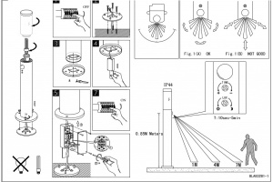 Наземный высокий светильник Eglo ПРОМО Helsinki 83281 - 2