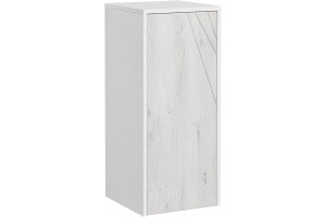 Шкаф AQUATON Сакура ольха наварра, белый, с бельевой корзиной