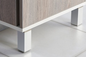 Тумба под раковину Aquaton Эмма 46 белый-светлое дерево - 3