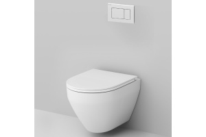 IS301.701700 Комплект инсталляция с клав белый с подвесным унитазом Spirit FlashClean с сид м/лифт - 3