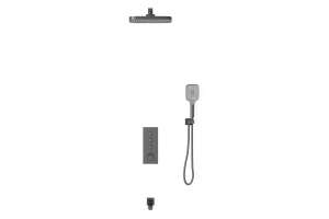 Душевой комплект Vincea Next с термостатом сталь - 2