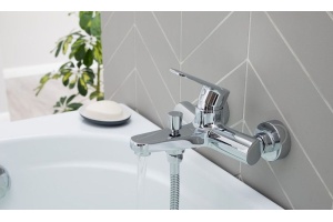 TF6191183CP-01-RUS Смеситель для ванной,настенный, Louise (203134) - 2