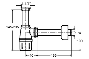Сифон для раковины Viega 108694 - 3