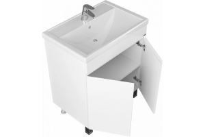 Тумба под раковину напольная Санта Марс 70 белый - 2