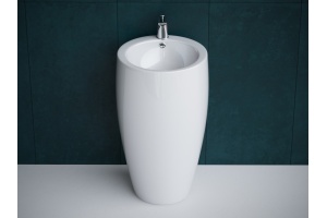 Раковина напольная круглая Laguraty 0001K - 2