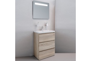 Мебель для ванной Am.Pm Gem S 60 напольная, светлый дуб