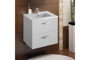 Тумба с раковиной Jacob Delafon Ola 60 белый лак